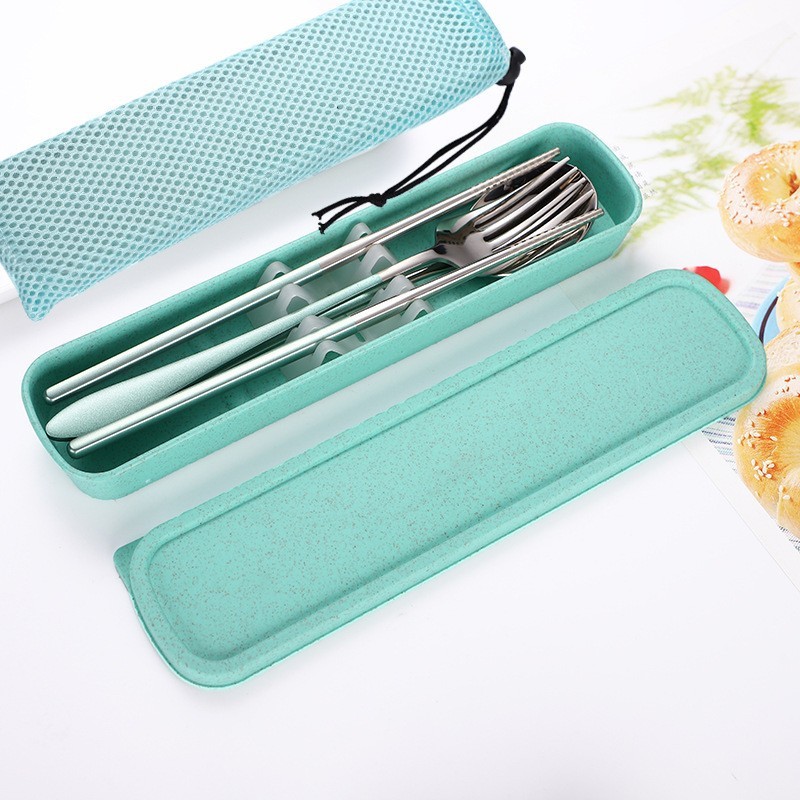 [Three-Piece Set] Silver + Green + Green Boxes of Green Bags