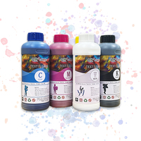 Encres de transfert à base d'eau Cowint CMYK White Watermark Eco-friendly pour l'impression numérique sur film PET, textile et t-shirt