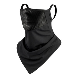 Nylon Ice Silk Triangular Scarf With Ear Loops Long Neck Warmer Sun Protection For Outdoor Cycling Men - Product Image 5