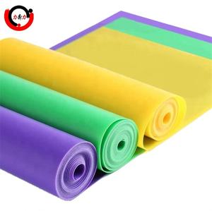 Bandas planas de resistencia de látex para ejercicio, para uso doméstico, fitness - Product Image 5