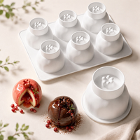 Moule à mousse en silicone série fruits Candyer – Mangues, bananes, fraises, framboises – Moule à bonbons en silicone personnalisable – Outils de pâtisserie