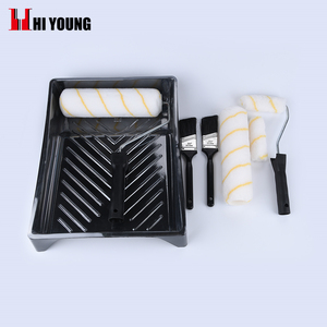 Chúng tôi phong cách con lăn Refill với lồng khung nhựa xử lý sơn bàn chải trong suốt khay lót sơn khay thiết lập - Product Image 3