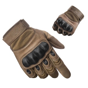 <span class=keywords><strong>Guanti</strong></span> <span class=keywords><strong>tattici</strong></span> da arrampicata per la caccia da corsa in pelle da esterno con protezione delle nocche da lavoro a dita complete - Product Image 2