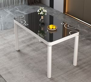 Juego de mesa de comedor de fibra de vidrio Yi moderno clásico barato de 4 plazas/mesa de comedor y silla - Product Image 2