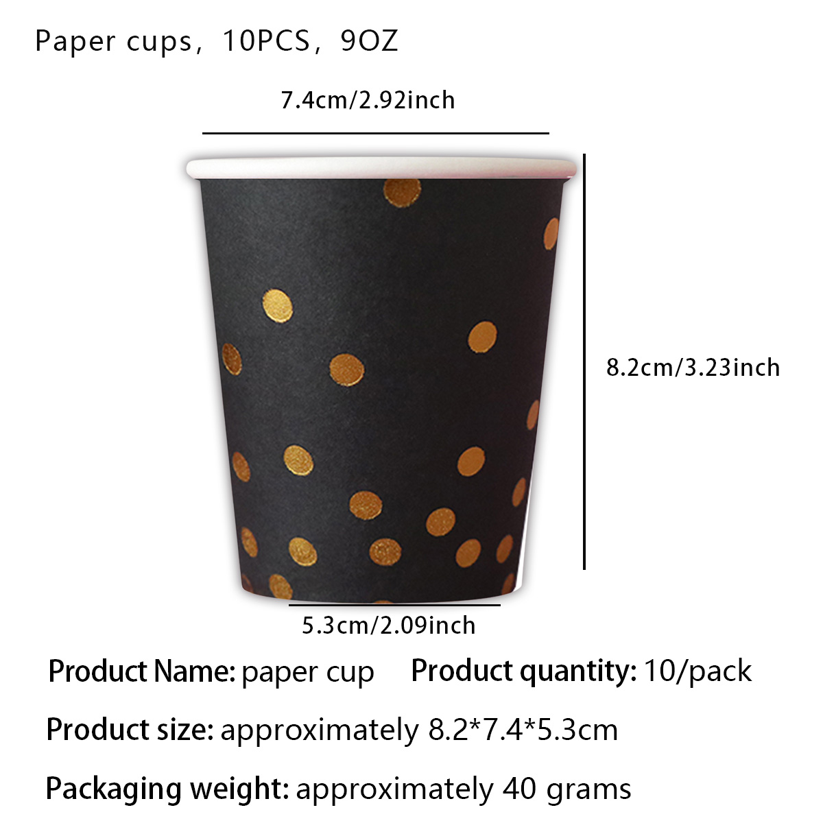 tazas-10 piezasNEGRO
