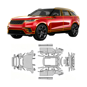 Para Land Rover Range Rover Velar <span class=keywords><strong>R</strong></span>-<span class=keywords><strong>Dynamic</strong></span> <span class=keywords><strong>HSE</strong></span> 2025, Película Protectora de Pintura Transparente de TPU PPF Precortada de 7.5 Mil, Autoregenerable - Product Image 1