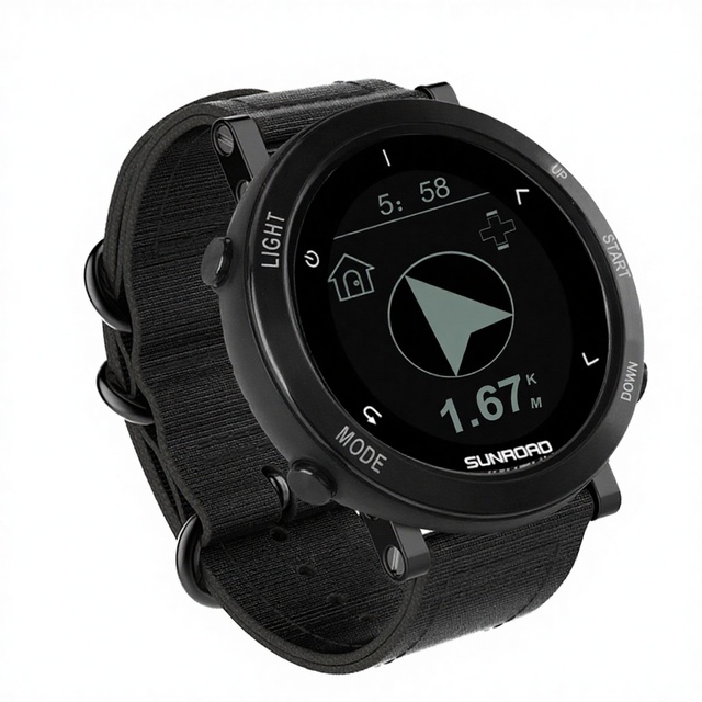 Matsu Road GPS Heart Rate Mountaineering Outdoor Sports Watch FR935 Model 50M Water Resistant Always-On Display Direction