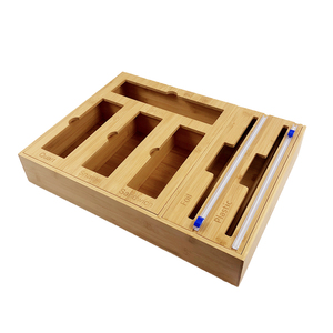 Túi Tre Có Khóa Kéo Túi Sắp Xếp Đựng Đồ Cho Ngăn Kéo Nhà Bếp Nắp Trên Có Thể Mở Túi Đựng Thực Phẩm Có Khóa Kéo Bằng Tre Màu Đen Sắp Xếp Đựng Đồ - Product Image 2