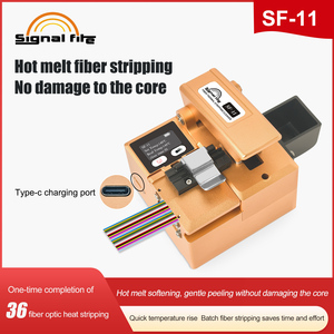Cortadora de Fibra Óptica de Fusión en Caliente SF-11, Calentamiento de 2-5s, Dispositivo 4 en 1, Cortadora Portátil de Fibra en Banda para Fibra Óptica Desnuda - Product Image 3