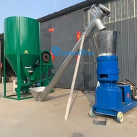 Ligne de machines à granulés d'aliments pour animaux de 500 kg/h, machine à granulés d'aliments pour animaux très vendue, machine à granulés d'aliments pour cerfs