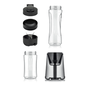 电动便携式营养搅拌器，用于冰沙果汁家用酒店，配有美国插头塑料容器便携式厨房榨汁机 - Product Image 5