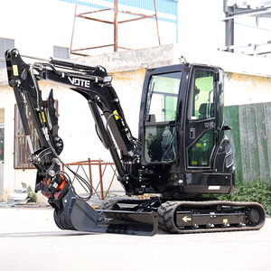 FREE SHIPPING <b>Mini</b> Excavator 3.5 Ton CE Farm New Crawler Digger Excavadora Small Excavators Machine Home Courtyard Renovation 1 - Product Image 3