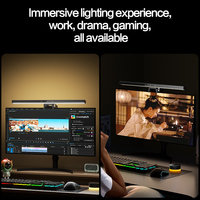 Écran intelligent de jeu ambiant de rétroéclairage RVB Lampe suspendue pour le soin des yeux Barre lumineuse de moniteur de télécommande