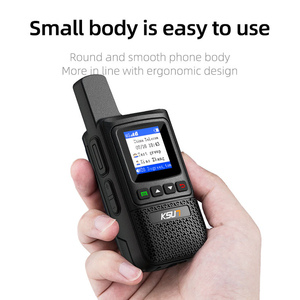 วิทยุสื่อสาร KSUN 4G Lte POC ระยะไก<span class=keywords><strong>ล</strong></span> 5000 กม. แบบคู่ ขนาดเล็ก รองรับ PTT ระยะไม่จำกัด ใช้ซิมการ์ดอินเทอร์เน็ต วิทยุสื่อสารสองทาง - Product Image 2