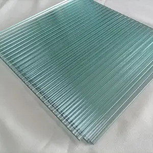 Tempered Reed Glass 4Mm 5Mm 6Mm 8Mm 10Mm Moru Corrugated Fluted Glass Panels Reeded Patterned Glass Sheet For Door