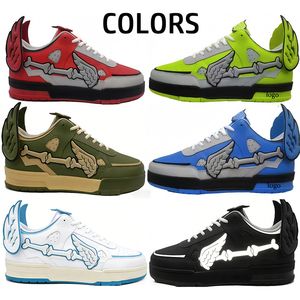 Zapatillas Deportivas Personalizadas de Lujo y Alta Calidad para Hombre y Mujer, Zapatos Casuales de Cuero para Skateboard, Diseño Personalizado, Impermeables - Product Image 2