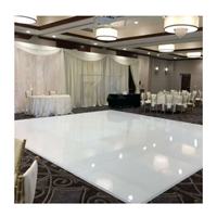 Tuiles portatives noires et blanches de plancher de danse de mariage de RK