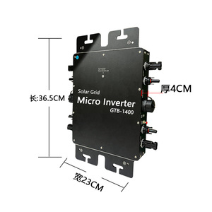 Microinversor Ginlong GTB-1400 de 1400W para conexión a red solar, salida única, IP65 a prueba de agua - Product Image 3