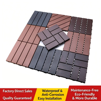 Produsen Cina Lantai PVC Ramah Lingkungan Berkualitas Tinggi Motif Kayu untuk Gudang, Taman, Teras, Tahan Air, Sistem Interlocking