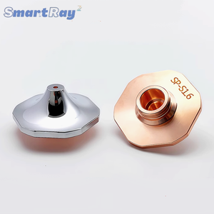 Boquilla de corte láser SmartRay OEM <span class=keywords><strong>DNE</strong></span> con boquilla de doble capa única cromada para máquinas de corte por láser - Product Image 6