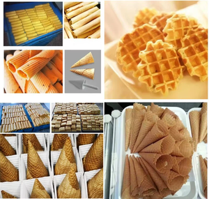 Máquina Profesional Industrial para Hacer Waffles, Función Automática para Conos de Azúcar Enrollados, Función para Hornear Conos de Helado, Multivoltaje, 1 Año de Garantía - Product Image 3