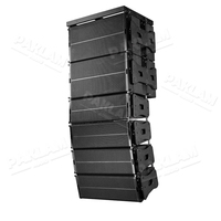 PAKLAM Double enceinte Line Array audio 10 pouces, caisson de basses vide personnalisé pour salles scolaires, audio vidéo et éclairage professionnels