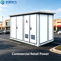 Poste de transformateur mobile 33 kV/0,4 kV 1250 kVA, triphasé 50/60 Hz, conception compacte, IEC 62271-202, utilisation extérieure, OEM ODM