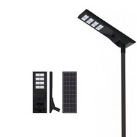 Farola Solar Todo en Uno de Aluminio con Autolimpieza, IP65, AC, para Carreteras, Nuevo Diseño