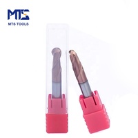 MTS Mèches de routeur en carbure monobloc Cnc Ball Nose End Mills Fraise de haute qualité Fraises en bout HRC55 2 Flûte Ball Nose en stock