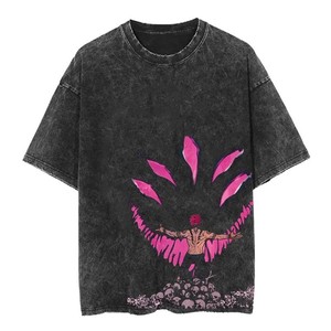 Camiseta Unisex de Attack Titan, Estilo <span class=keywords><strong>Anime</strong></span>, Corte Regular, Hip Hop, Streetwear, Vintage, Lavada, 100% Algodón, Manga Corta, Cuello Redondo, Verano - Product Image 6