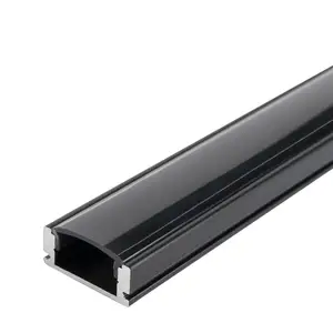 Perfil de aluminio LED de alto rendimiento al mejor precio, perfil LED suave Flexible empotrable