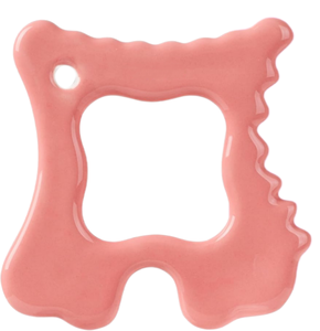 Outil de massage Gua Sha en céramique pour <span class=keywords><strong>drainage</strong></span> <span class=keywords><strong>lymphatique</strong></span> portable, visage et corps, avec logo - Product Image 1