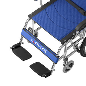 <span class=keywords><strong>Silla</strong></span> de Ruedas Plegable Comfort Ride Azul, Llantas de Aire con Absorción de Impactos de 16 Pulgadas, Asiento de Malla Transpirable Azul, Marco de Acero al Carbono, Plegado en un Solo Paso - Product Image 5