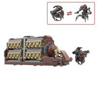 Funbuild Meilleures ventes Federation MTT MOC Transporteur de troupes Droïdes de combat Ensemble de blocs de construction Star Plan Wars Briques Jouets d'assemblage DIY