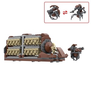 Funbuild Set di Blocchi da Costruzione Federation MTT MOC Battle Droid Troop Carrier, Giocattoli DIY <span class=keywords><strong>Star</strong></span> Plan <span class=keywords><strong>Wars</strong></span> - Product Image 3