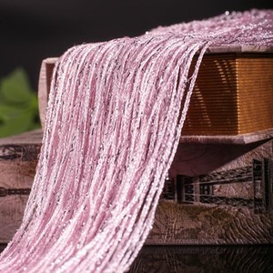 1x2M Glitzer-Perlenvorhang Hängende Perlenfransen Stoff-Quasten Fensterdekoration für Heim-Deko Party Wanddekorationen - Product Image 4