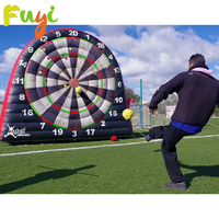 Fléchettes gonflables géantes de football 4M Jeu de sport de plein air Jeu de tir gonflable Cible gonflable pour le plaisir