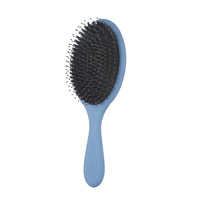 Brosse à cheveux en poils de sanglier sèche et humide à coussin d'air de marque privée d'usine pour femmes