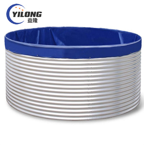 Recirculation ronde galvanisée plaque bâche revêtement grand aquarium pour pisciculture - Product Image 2