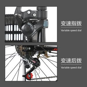 Vélo de montagne 22 pouces, cadre Softtail standard, unisexe, pour adultes - Product Image 1