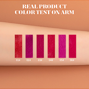 Brillo Labial Vegano Brillante de 7.5ml, Larga Duración, Resistente al Agua, Alta Pigmentación, con Tapa Dorada, Venta al Por Mayor de Fábrica para Tiendas de Belleza - Product Image 4