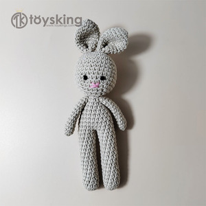 Juguete <span class=keywords><strong>de</strong></span> Conejito <span class=keywords><strong>de</strong></span> Ganchillo TK Baby Gift, <span class=keywords><strong>Muñeco</strong></span> <span class=keywords><strong>de</strong></span> Conejo Hecho a Mano para Pascua, <span class=keywords><strong>Muñeco</strong></span> <span class=keywords><strong>de</strong></span> Peluche Suave para Bebés, CE EN71 - Product Image 5