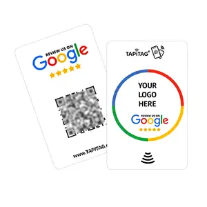Google Review Card NFC NTAG213 216 Kunststoffst änder Rfid für Ins/Facebook/Yelp/Trip advisor Restaurant/Hotel