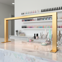Lampe de table LED carrée demi-lune 48W pour salon de manucure, cils, tatouage et ongles - Offre Spéciale
