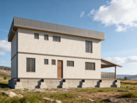 Casa Prefabricada Moderna de Estructura de Acero Ligero, Construcción Rápida, Resistente a Ciclones, Estructura Robusta y Segura para Uso en Apartamentos y Hoteles