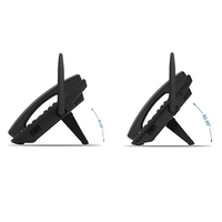 Téléphone de bureau IP PBX VoIP GSM 4G avec écran couleur de 2,4 pouces, voix HD, Wi-Fi, double SIM, 3 lignes pour les bureaux d'entreprise, les conférences