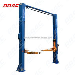 AA4C 12000lbs 5.5T Thủy Lực Một Bên Tay Mở Khóa Overhead Baseless Clearfloor Giàn 2 Người Ba Lan Xe Thang Máy AA-2PCF55S - Product Image 3