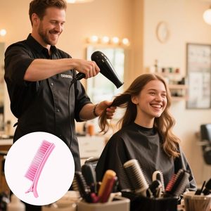 Pinces <span class=keywords><strong>à</strong></span> <span class=keywords><strong>cheveux</strong></span> professionnelles pour coiffure, outils de salon, pinces de séparation, pinces <span class=keywords><strong>à</strong></span> <span class=keywords><strong>cheveux</strong></span> roses, pinces personnalisées <span class=keywords><strong>avec</strong></span> logo, multi-teintes, <span class=keywords><strong>avec</strong></span> peigne - Product Image 6