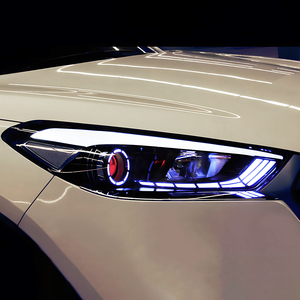 Fari Anteriori per <span class=keywords><strong>Hyundai</strong></span> Tucson 2015-2018, Gruppo Ottico LED con Stile Occhi Demoniaci, Lenti Proiettore, Accessori per Aggiornamento Auto - Product Image 3