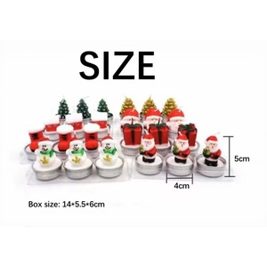 Christmas <b>Candles</b> Santa Claus Scented <b>Candles</b> Tea Lights Christmas Tree Pine Cone Snowflake <b>Candles</b> <b>Gifts</b> for Christmas Party - Product Image 4